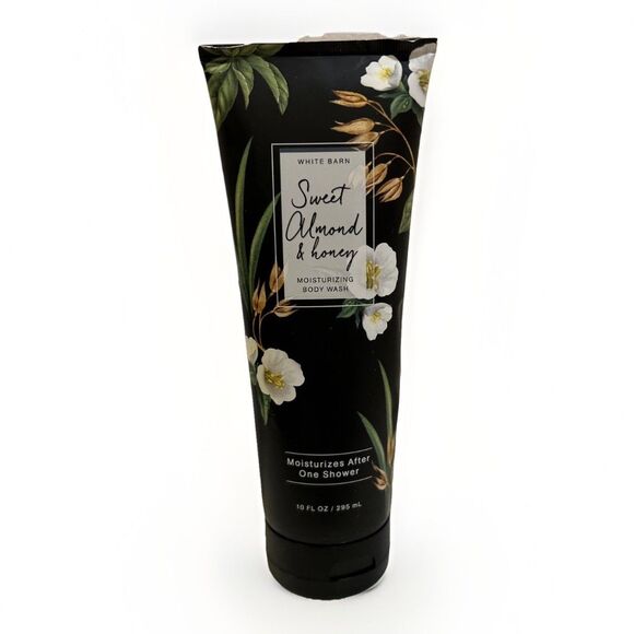 RARE White Barn Sweet Almond & Honey Moisture Cream Body Wash Bath & Body Works - Picture 1 of 5